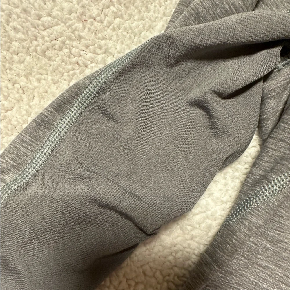Lululemon Daily Practice Hooded Jacket Heathered Slate Gray Long Line